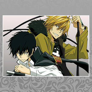 Плакат А4 Аніме Durarara 005