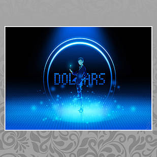 Плакат А4 Аніме Durarara 006