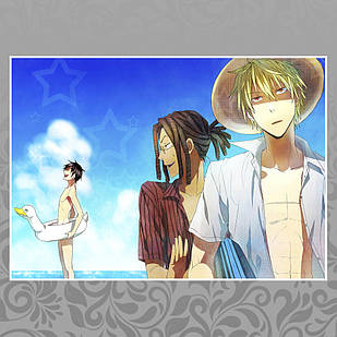 Плакат А4 Аніме Durarara 007