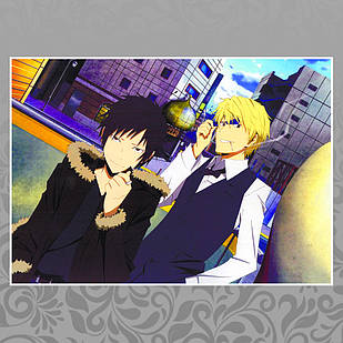 Плакат А4 Аніме Durarara 015