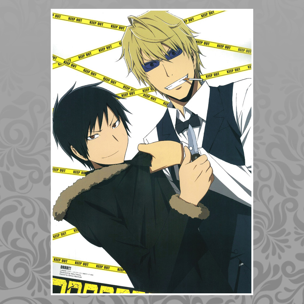 Плакат А3  Аніме Durarara 017, фото 1
