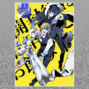 Плакат А4 Аніме Durarara 018