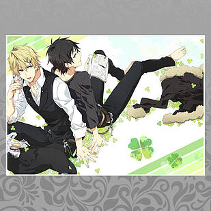Плакат А4 Аніме Durarara 022