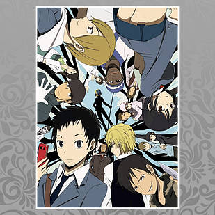 Плакат А4 Аніме Durarara 023