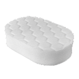 Аплікатор пінополіуретановий для полірування 2 Фаза Hex Logic White Polishing Hand Pad, білий, фото 2