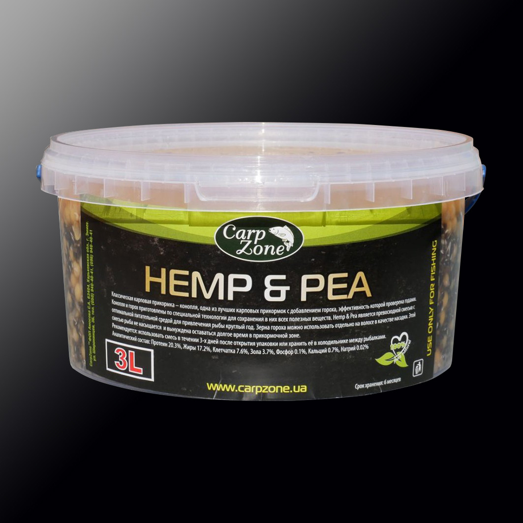 Готова коноплі та горох Hemp & Pea 3L