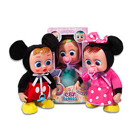 Інтерактивний пупс Cry Babies 6512 (35 см) із соскою та музикою, ходить і плаче