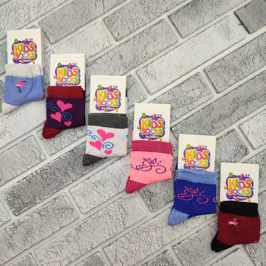 Шкарпетки дитячі середні весна/осінь р.5-6 малюнок асорті Kids Socks by Dukat 30037824