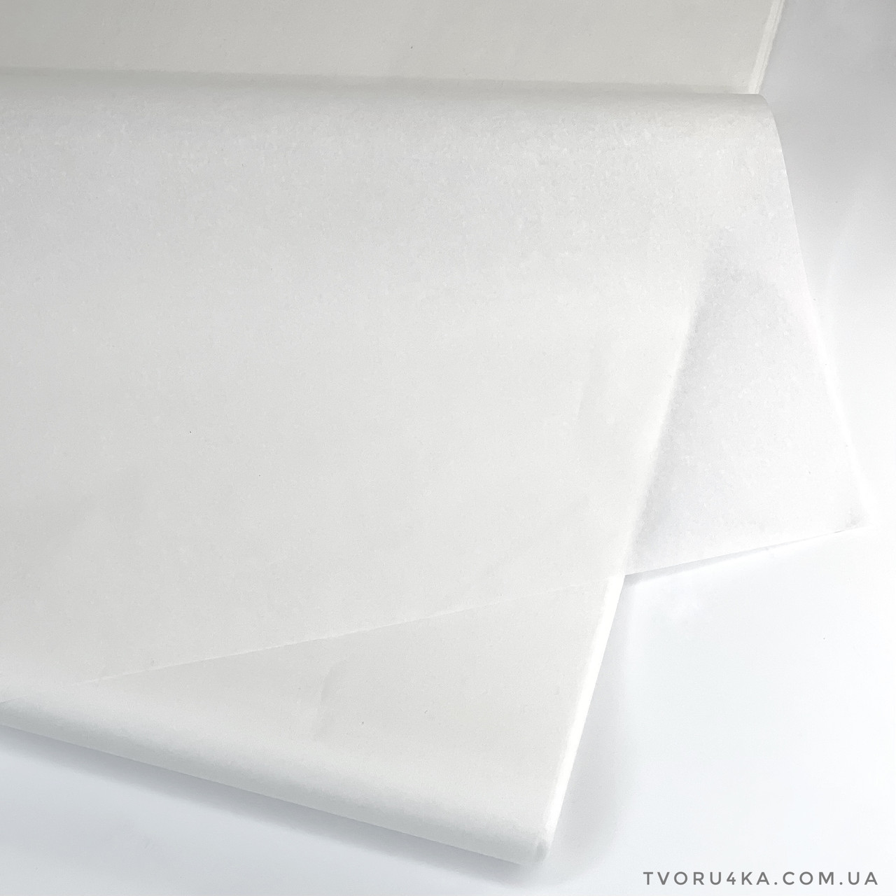 Тішью папір упаковочний білий 50 х 70см (100 аркушів)
