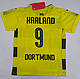 Футбольна форма дитяча Haaland 9 Borussia Dortmund жовто-чорна, фото 3