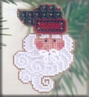 Набір для вишивання "Joyful Santa//Радісний Санта" Mill Hill MHCSF33