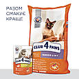 Сухий корм Клуб 4 Лапы Adult Cats Indoor 4 in 1 для котів, що живуть у приміщенні "4 в 1", 2 КГ, фото 4
