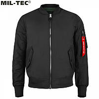 Куртка тактическая бомбер Mil-Tec MA1 SUMMER FLYERS Black