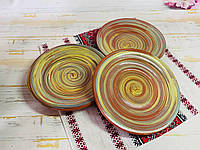 Глиняная тарелка КерамКлуб Color 18 cм