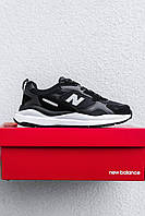 Кроссовки мужские New Balance Black черные нью беленс весна летние демисезонные легкие стильные качественные