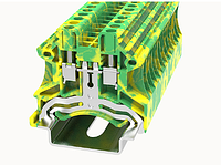 Проходная клемма на DIN рейку DC2.5-PE-01P-1C-00A(H) DEGSON