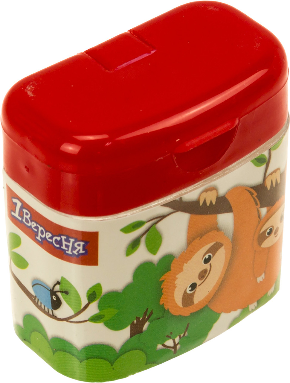 Точилка "1В" №620549 Zoo Land подвійна з контейнером(24), фото 1