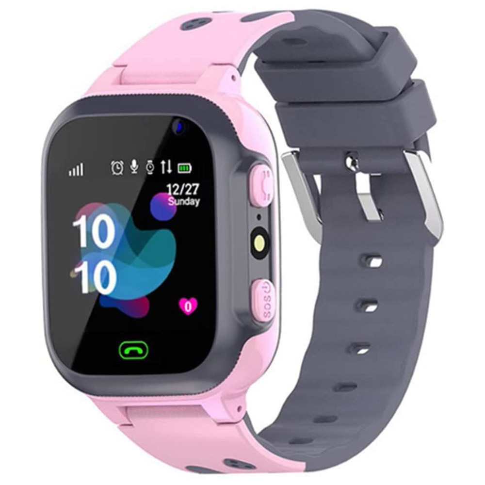 Дитячий розумний смарт-годинник з GPS Smart baby watch Q16 з камерою прослуховуванням сім-картою Рожевий