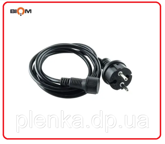 Кабель живлення для гірлянд BIOM PC10567 IP67 1.5м, фото 1