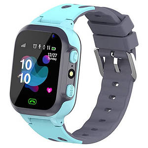 Дитячий розумний смарт-годинник з GPS Smart baby watch Q16 з камерою прослуховуванням сім-картою Синій