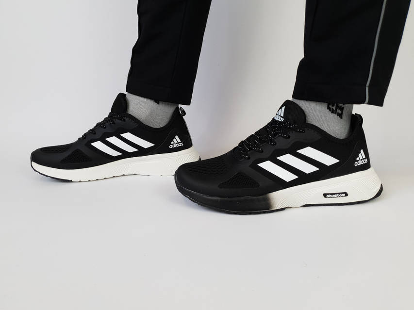 Adidas Cloudfoam Black White ID 1823398443 1853 Prom.ua