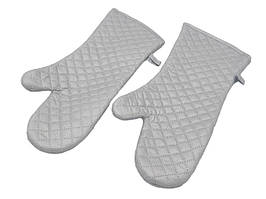 Кухонні рукавиці прихватки для випічки Кухонна рукавиця рукавичка для гарячого посуду термостійка набір 2 шт