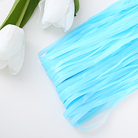 Шторка завіса із дощу блакитна, штора для створення фотозони 1х2 метри