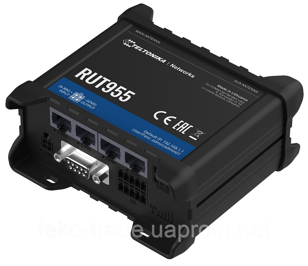 МАРШРУТИЗАТОР TELTONIKA RUT955 STANDART