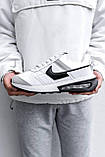 Кросівки чоловічі Nike білі із сірим демісезонні модні весни літо стильні легкі, фото 10