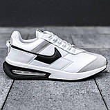 Кросівки чоловічі Nike білі із сірим демісезонні модні весни літо стильні легкі, фото 7