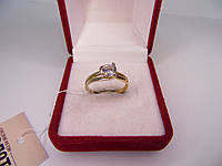 Золотое женское кольцо. Размер 17,3