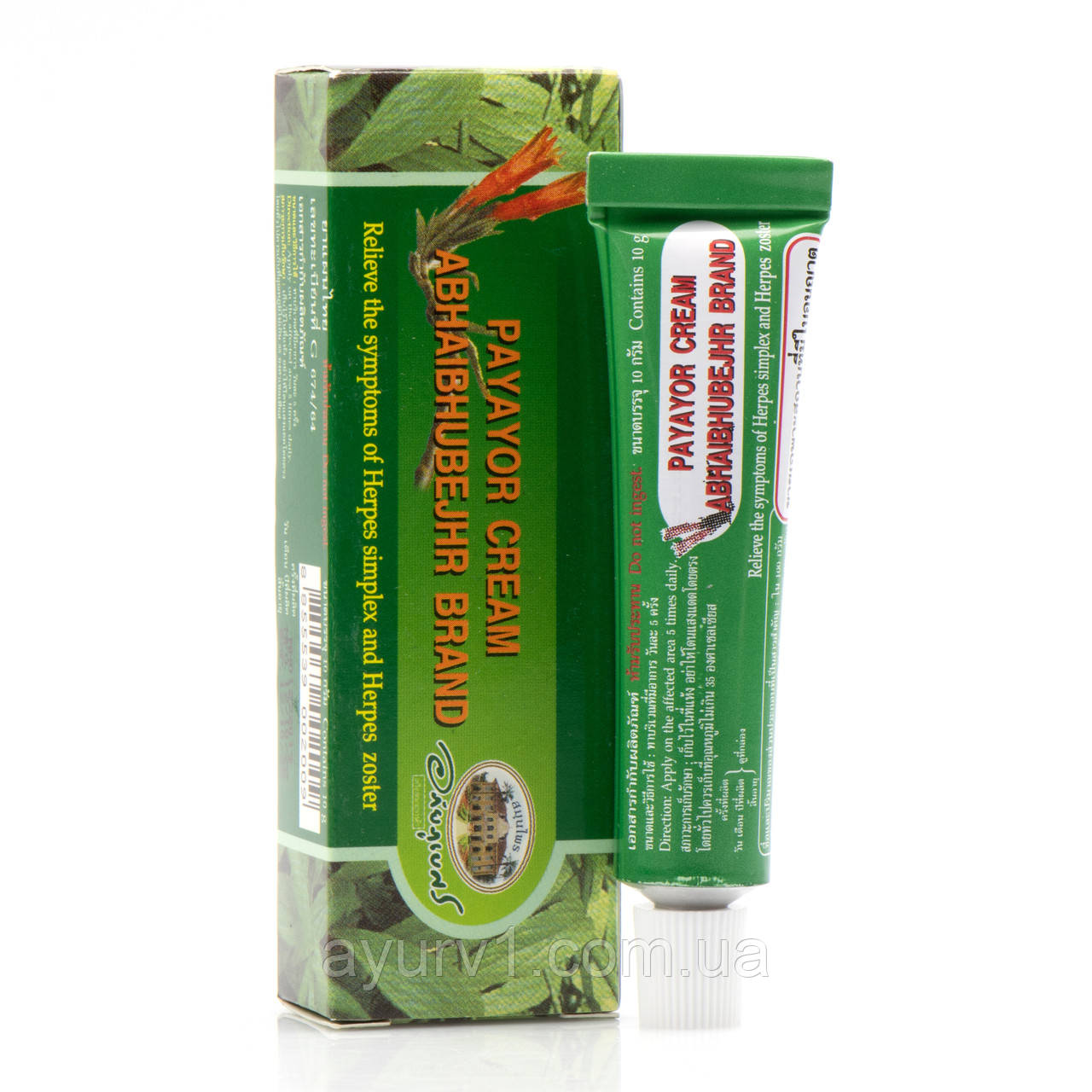 Крем від герпесу/Abhaibhubejhr Cream Payayor/10 г