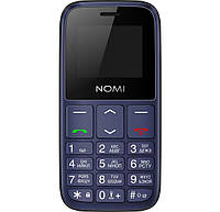 Кнопочний телефон Nomi i1870 Blue (блакитний) синього кольору