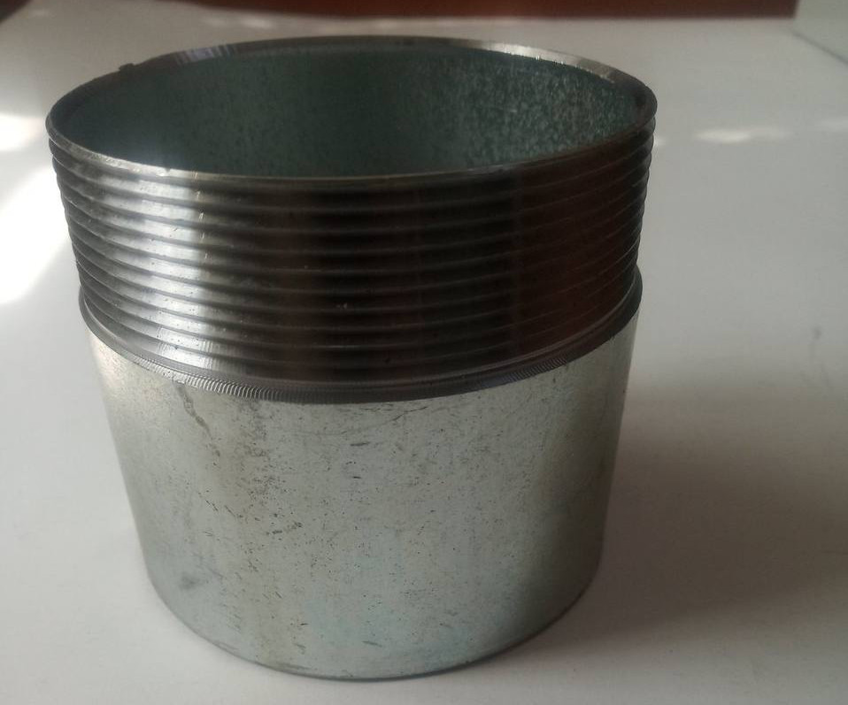 Різьба коротка сталева Ду 40 (3/2") оцинкована