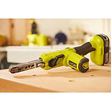Аккумуляторная ленточная шлифмашина (ленточный напильник) RYOBI R18PF-0 ONE+, фото 6