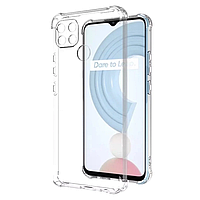 Чехол Fiji Proof для Realme C25s (RMX3195 / RMX3197) бампер с усиленными бортами Transparent