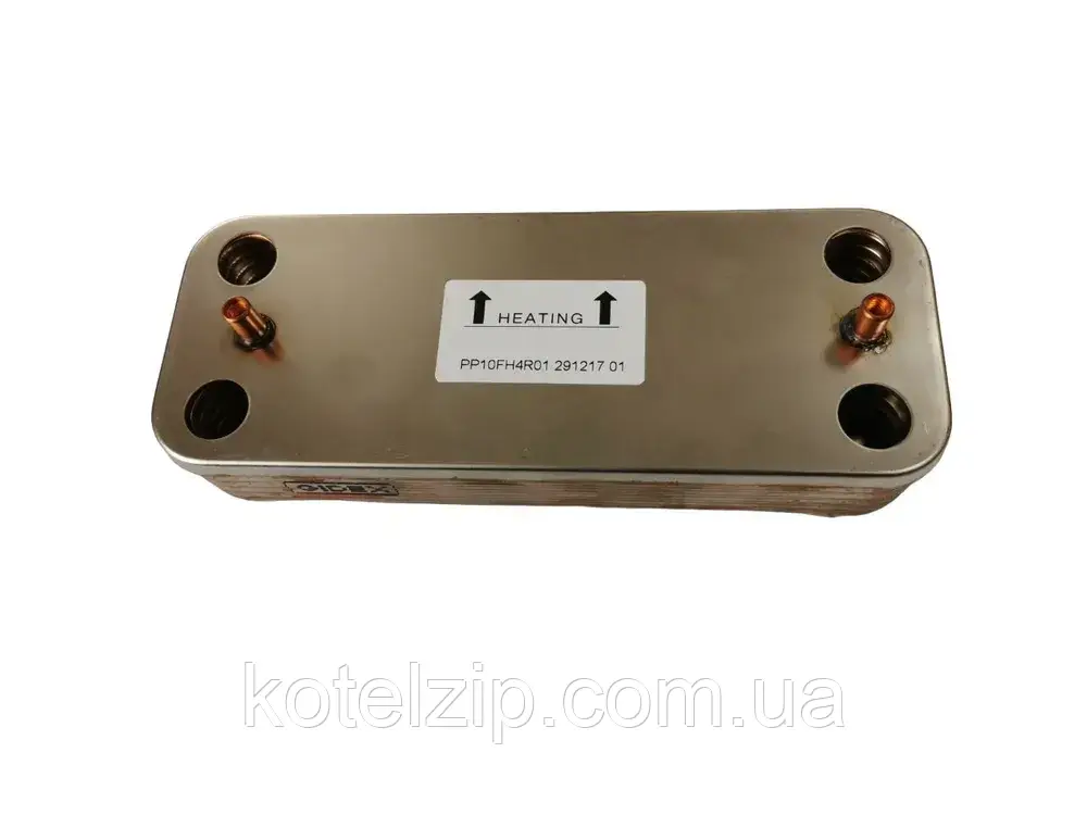 Теплообмінник ГВП Ferroli Divatech C24F\ C-F 24D 10 пл. 39842130, 37405870