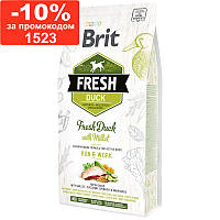 Brit Fresh (Брит Фрэш) DUCK MILLET ACTIVE Корм для активных взрослых собак всех пород с уткой и пшеном 2.5кг