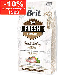 Brit Fresh Adult Light Turkey with Pea - беззерновой корм для собак 2.5кг