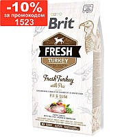 Brit Fresh (Брит Фрэш) Adult Light Turkey with Pea- беззерновой корм для собак всех пород (индейка/горох) 12кг