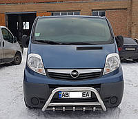 Кенгурина Передняя защита Opel Vivaro 2001-2014+ d60 Защита переднего бампера Опель Виваро