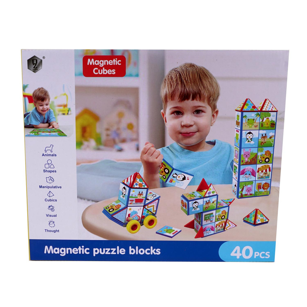Конструктор Playmags магнітний набір 80 ел. PM170, фото 1
