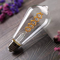Ретро лампа EMITTING винтажная лампа Эдиссона, E27, 6W, 600Lm, Retro Vintage Edison Lamp, ST19/ST64
