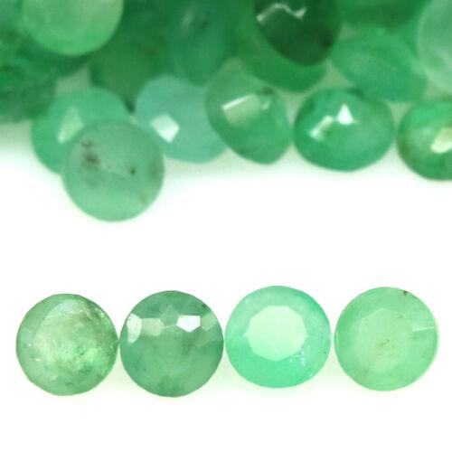 7.12 кт. Природний смарагд Hambile без оброблення 2.6 мм. 108 шт.