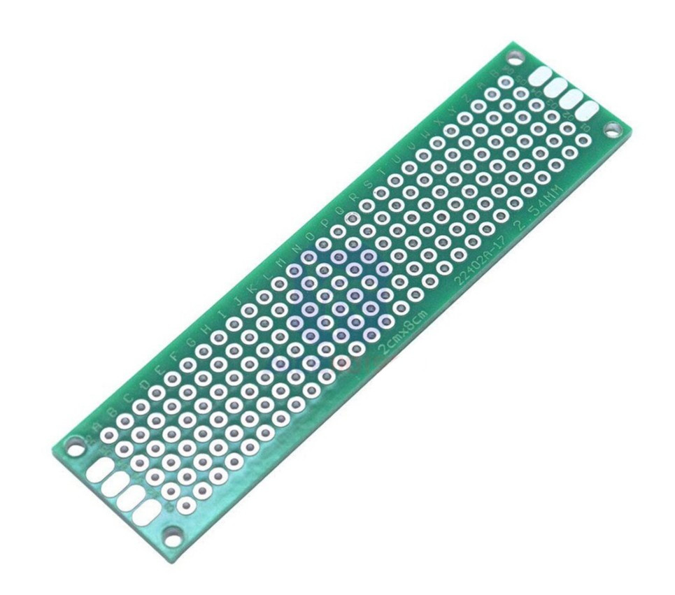 Макетна, монтажна плата PCB 2 x 8 см