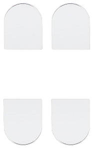 AGB ECLIPSE 2.0 Комплект ковпачків білі