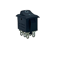 Клавішний перемикач MRS-202-3B ON-ON 6 pin, чорний