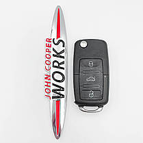 Емблема наклейка John Cooper Works MINI (Міні) 13.5x2.4 см, фото 5