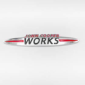 Емблема в решітку радіатора John Cooper Works MINI (Міні) 13.5x2.4 см