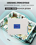 Репітер підсилювач мобільного зв'язку і інтернету SS96-GDW GSM 3G 4G LTE 900 1800 2100 МГц, фото 6